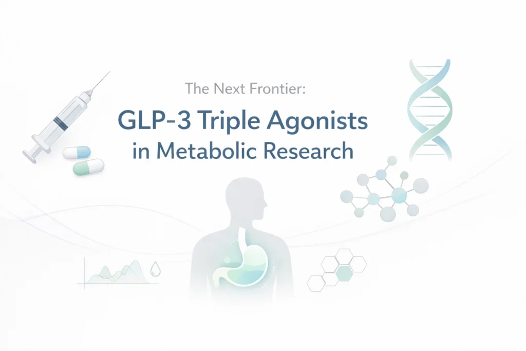 GLP-3 triple agonists in metabolic research overview.